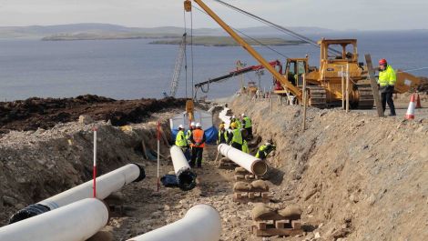 Fishermen in Shetland are being warned of the dangers of posed by Total's gas pipelines in Yell Sound. Photo: Shetnews/Hans J. Marter