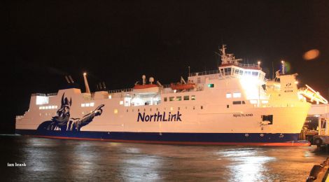 The Hjaltland, one of NorthLink's passenger ferries. Photo: Ian Leask