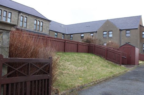 The rear of Viewforth House gives an indication of the building's size.