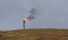 Black smoke pouring out of the new Shetland Gas Plant's flare stack will stop soon according to operator Total.