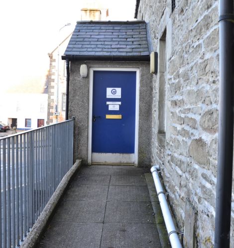 CADSS' Lerwick premises, nestled behind the Faerdie Maet (Solotti's) cafe on Commercial Street. Photo: Shetnews