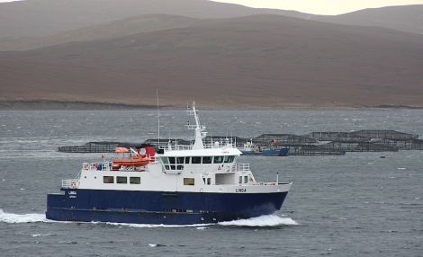 Ageing Whalsay ferry the Linga has had more than its share of difficulties. 