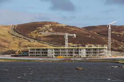 The new school seen from North Lochside - Photo: John Coutts