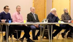 Althing hustings at the Tingwall hall at the weekend - Photo: ShetNews