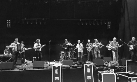 Festival supergroup Dwaam in rehearsal before the big gig. Photo: Lois Nicol