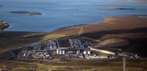 Shetland Gas Plant started production in early February 2016 - Photo: Total