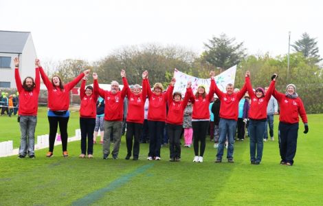 This year's organising committee for an event which has now raised over £1 million for Cancer Research UK since 2006. Photo: Geoff Leask