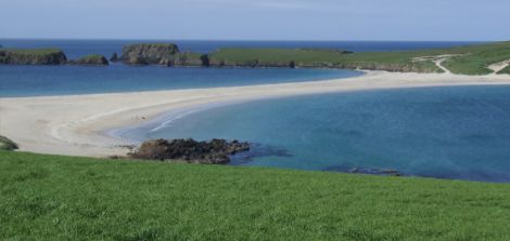 The St Ninian's Isle tombola, which for obvious reasons often features heavily in tourist information relating to Shetland.