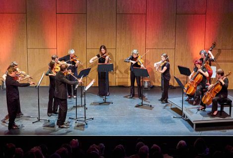 Scottish Ensemble at Mareel on Saturday night: 'playing was skilled, impeccably synchronised, and musically flawless' - Photo: Chris Brown