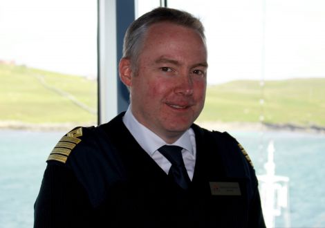 Viking Sea staff captain Svein-Rune Stromnes. Photo: Shetnews/Chris Cope