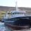 The newly-lengthened Alison Kay at Scalloway in April.