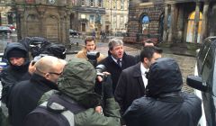 Alistair Carmichael outside Edinburgh's Court of Session in December.