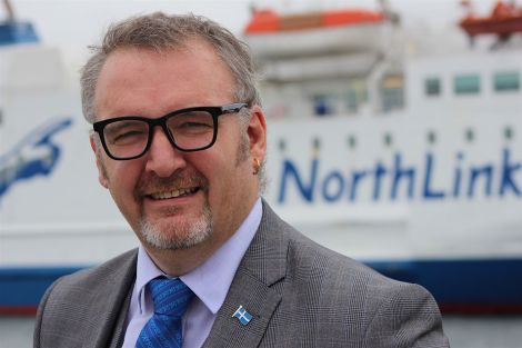 SIC leader Gary Robinson 'ferry fares reduction will be delivered' - Photo: Hans J Marter/ShetNews