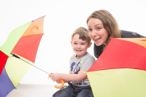 Jenny Teale of Bambeenies, pictured with young Jayden Wishart, is organising Shetland's first ever baby show later this month.