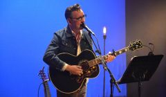 One of Yorkshire's very finest, Richard Hawley, on stage at Mareel on Tuesday night. Photo: Shetnews/Kelly Nicolson Riddell