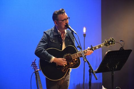 One of Yorkshire's very finest, Richard Hawley, on stage at Mareel on Tuesday night. Photo: Shetnews/Kelly Nicolson Riddell