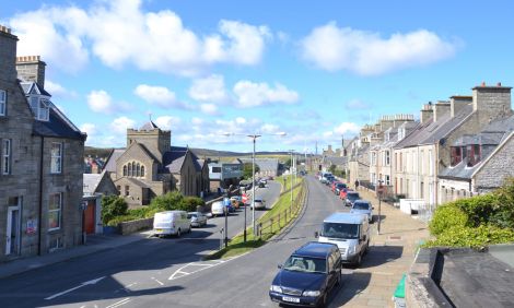 The Upper and Lower Hillhead are among around 30 roads set to be "microsurfaced". Photo: Neil Riddell/Shetnews