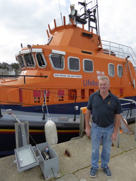 Alan Tarby has spent over 20 years as a coxswain in Cornwall. Photo: Lerwick lifeboat station