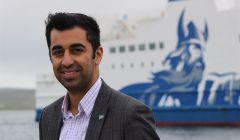 Scottish transport and islands minister Humza Yousaf is open to working out how policy around fixed links is developed in Scotland, according to Shetland's transport bosses. Photo: Hans J Marter/ShetNews