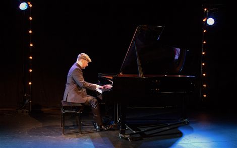 Shetland born pianist Neil Georgsson at Mareel - Photo: Shetland Arts