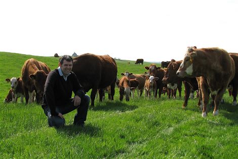 Orkney farmer Steven Sandison - Photo: SAC Lerwick