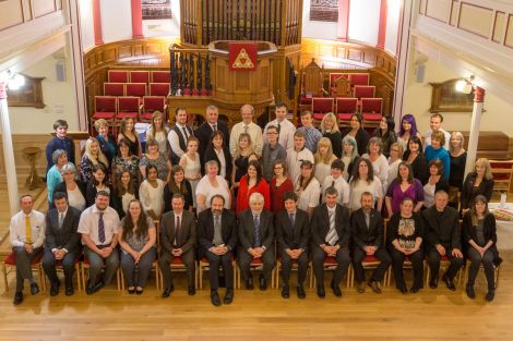 The further education ceremony was held on Wednesday evening.