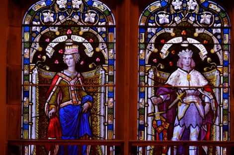 The Marriage Window – celebrating the marriage in 1469 of Margaret, daughter of Christian I, King of Denmark, Norway and Sweden, to King James III of Scotland - Photo: SIC