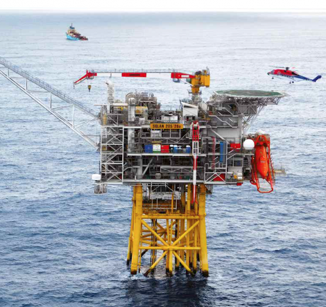 The Solan platform west of Shetland - Photo: Premier Oil