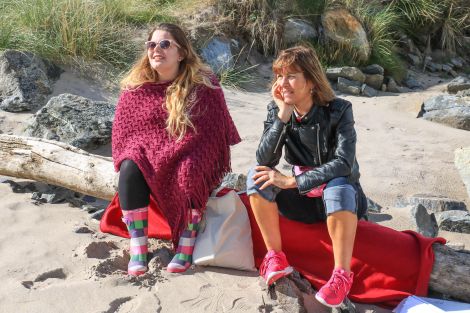 North Isles tourism officers Selina-May Miller(left) and Kellie Naulls.