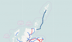 The route for the proposed interconnected.