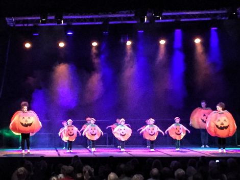 There was a Halloween theme to the dance show. Photo: Louise Thomason