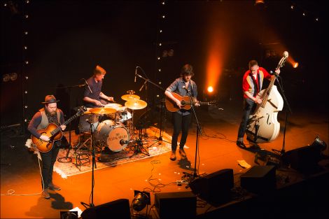 Glasgow quartet Daniel Meade and the Flying Mules featured some "incredible" steel strung guitar solos. Photo: Dale Smith