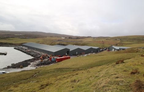 The hatchery at Girlsta, owned by Grieg Seafood Hjaltland.