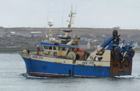 A 25-year old fisherman died when he fell overboard from the Inverness registered trawler Apollo off Orkney on 18 April this year - Photo- MAIB