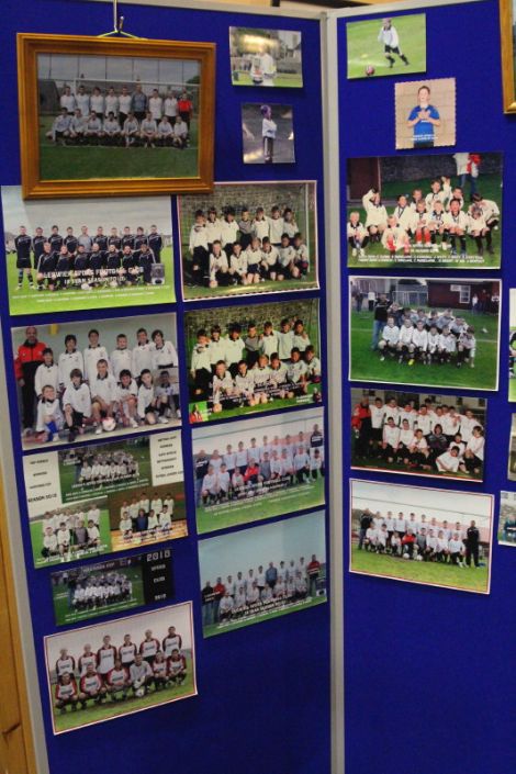 Islesburgh's foyer and several rooms of the building festooned with photos and memorabilia from down the years - Photo: Davie gardner