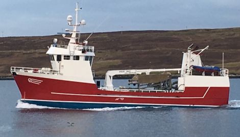 Johnson Marine's workboat Solundoy on Sunday.