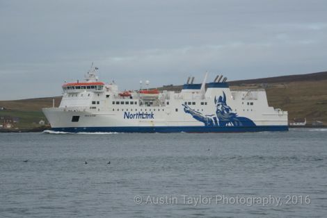 The passenger ferry Hjaltland is due to go into dry dock early next month - Photo: Austin Taylor