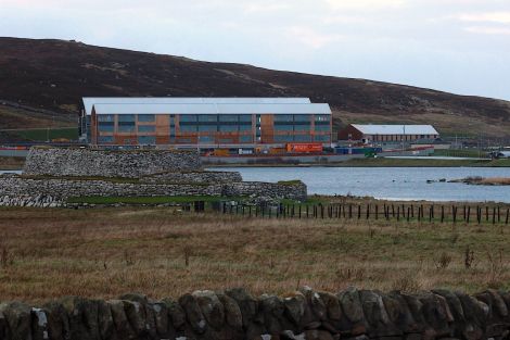 The new Anderson High School and halls at the Lower Staney Hill - Photos: Hans J Marter/Shetland News