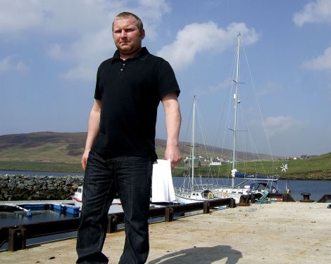 Sidney Johnson (not at Toft pier) 'We’re not stopping using the pier' - Photo: Hans J Marter/Shetland News