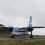 An Islander plane touching down in Skerries.