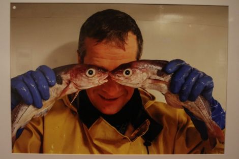 Kevin Ritch's Fish Eyes is one of many striking pieces in the At Sea and Shore exhibition. All photos: Davie Gardner