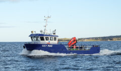 Scottish Sea Farms' new Lily Mae workboat.