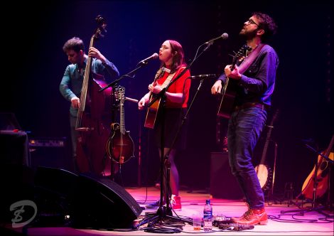 Jeff Picker, Sarah Jarosz and Anthony Da Costa playing in perfect harmony. Photo: Dale Smith