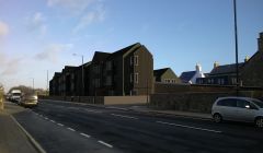 PJP Architects' drawing of the prospective King Harald Street development in Lerwick.