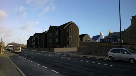 PJP Architects' drawing of the prospective King Harald Street development in Lerwick.