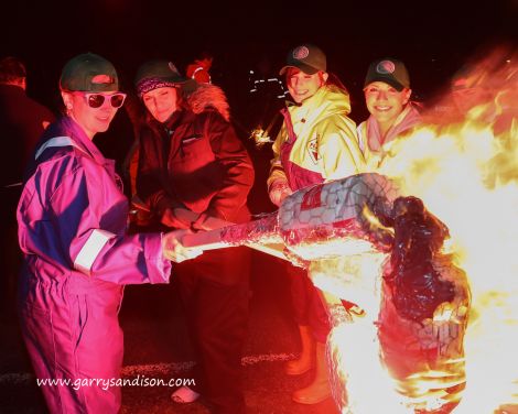 The procession gets under way - Photos: Garry Sandison