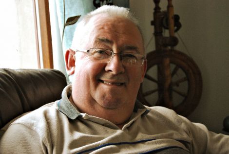 Photographer Katarina Juvančič's image of Lawrence in his living room a few years ago. She said he had graced her life with "unforgettable memories, words of comfort and solace, great laughs, many drams and fabulous stories".