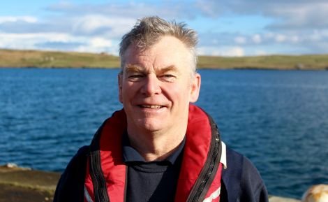 Lerwick Lifeboat coxswain Alan Tarby. Photo: Shetland News/Chris Cope