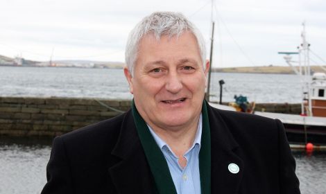 Highlands and Islands list MSP John Finnie in Lerwick last year. Photo: Chris Cope/Shetland News