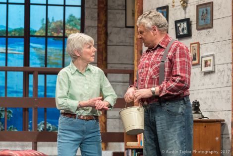 Aging retiree Norman (played by Andy Long) with his dutiful wife Ethel (Christine Geldard) - Photos: Austin Taylor